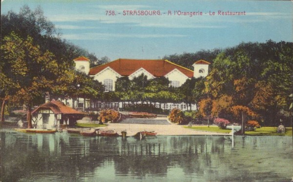 Strassbourg, a l`Orangerie - le Restaurant